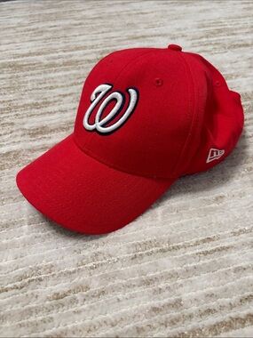 New Era Fits MLB Washington Nationals Red W Cap Baseball Major League